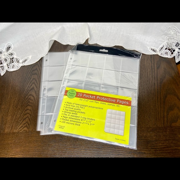 New Unigrade Coin Protective Sheets, Pocket Pages - Picture 2 of 7